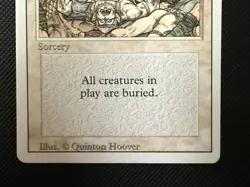 MTG Wrath of God Revised Edition 1994 Vintage Magic Card White Board Wipe MP - Image 5