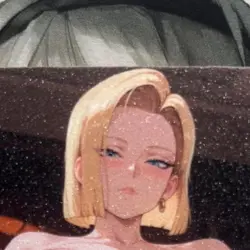 Goddess Story - Dragon Ball Z Android 18 Frosted Waifu Trading Card - Image 1