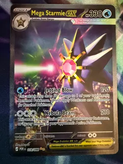 Pokemon TCG SIR Mega Starmie ex 118/088 Perfect Order English - Image 1