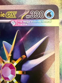 Pokemon TCG SIR Mega Starmie ex 118/088 Perfect Order English - Image 3