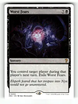 Worst Fears (White Border) Mystery Booster 2 52 Near Mint - Image 1