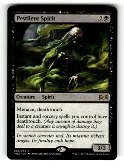 Pestilent Spirit Ravnica Allegiance 81 Near Mint - Image 1
