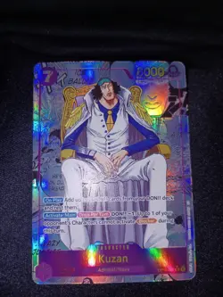 Kuzan Manga Alternate Art One Piece Foil OP16 A Time to Battle Fresh From Pack! - Image 2