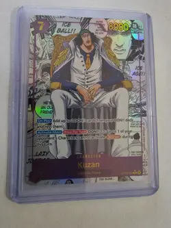 Kuzan Manga Alternate Art One Piece Foil OP16 A Time to Battle Fresh From Pack! - Image 3