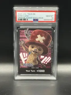 2026 ONE PIECE PROMOS OFFICIAL EVENT EXCLUSIVE-CHOPPER DON CARD PSA 10 Gem Mint - Image 1
