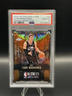 2026 Topps Chrome Cactus Jack All Star Orange Refractor /50 Lauri Markkanen Gem - Image 1
