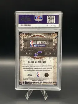 2026 Topps Chrome Cactus Jack All Star Orange Refractor /50 Lauri Markkanen Gem - Image 2