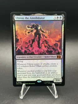 MTG Ultron the Annihilator (668) Commander: Marvel Super Heroes (MSC) NM Foil - Image 1