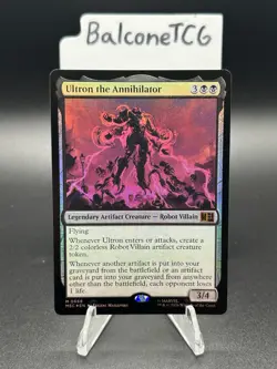 MTG Ultron the Annihilator (668) Commander: Marvel Super Heroes (MSC) NM Foil - Image 2