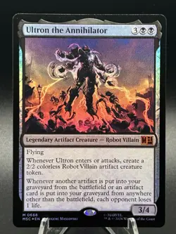 MTG Ultron the Annihilator (668) Commander: Marvel Super Heroes (MSC) NM Foil - Image 3