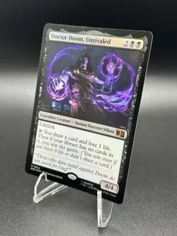MTG Doctor Doom, Unrivaled (654) Commander: Marvel Super Heroes (MSC) NM Foil - Image 4