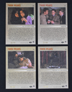 Lot of 4 Rittenhouse 2018 Twin Peaks Parallel Cards Only 99 Made #39, 41, 56, 88 - Image 4