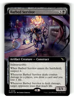 Barbed Servitor (Extended Art) Murders at Karlov Manor 398 Near Mint - Image 1