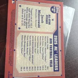 Topps 2026 Series 2 1991 Chrome Silver Pack Jacob Misiorowski Orange /25 See Pic - Image 4