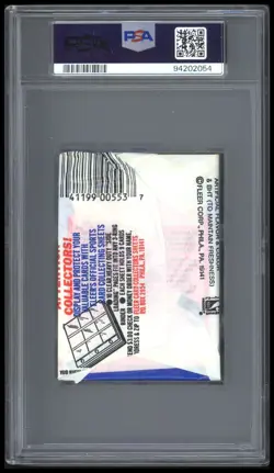1988 Fleer Basketball Wax Pack PSA 8 NM-MT poss 3rd yr Jordan All-Star & Sticker - Image 2
