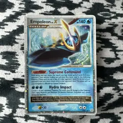 Empoleon LV.X 120/130 Holo Pokemon Card Diamond & Pearl MP - Image 1