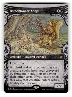 Osteomancer Adept (Showcase) Bloomburrow 312 Near Mint - Image 1