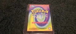 Topps Pokemon Wartortle Holographic nm condition card / blue logo - Image 2