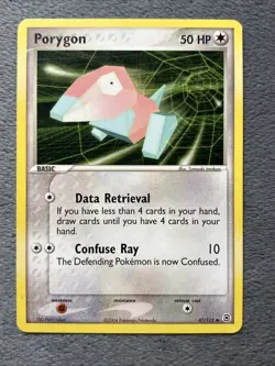 Porygon 47/112 Fire Red Leaf Green Pokemon Card 2004 - Image 1