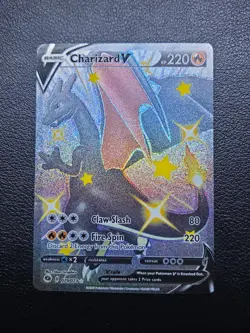 Pokemon Charizard V Secret Rare Full Art Holo Champions Path 79/73 Card NM - Image 1