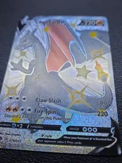 Pokemon Charizard V Secret Rare Full Art Holo Champions Path 79/73 Card NM - Image 2