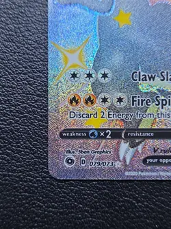 Pokemon Charizard V Secret Rare Full Art Holo Champions Path 79/73 Card NM - Image 5