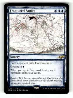 Fractured Sanity (Showcase) Modern Horizons 2 336 Near Mint - Image 1