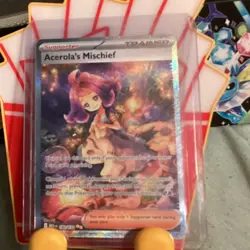 Acerola's Mischief Holo Full Art Ultra Rare - Pokemon TCG Trainer Card - Image 1