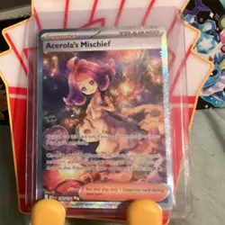 Acerola's Mischief Holo Full Art Ultra Rare - Pokemon TCG Trainer Card - Image 2