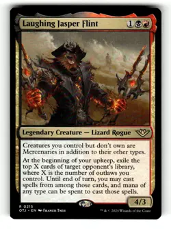 Laughing Jasper Flint Outlaws of Thunder Junction 215 Near Mint - Image 1