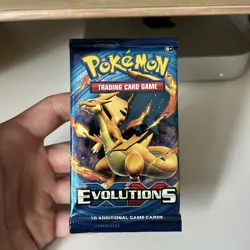 Pokemon XY Evolutions Booster Pack Charizard Art - Image 3