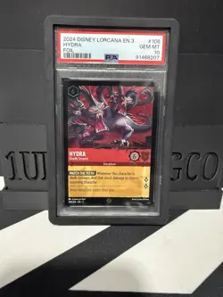Disney Lorcana - EN 3 - Hydra Deadly Serpent 108/204 - FOIL - PSA 10 GEM MINT - Image 1