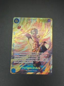 Portgas.D.Ace (119) OP13-119 Secret Rare Carrying On His Will One Piece Foil NM - Image 1