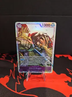 Gol. D. Roger Super Rare OP13-064 One Piece Card Carrying On His Will English - Image 1