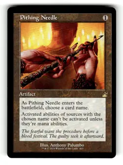 Pithing Needle (Retro Frame) Ravnica Remastered 463 Near Mint - Image 1