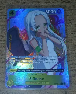 S-Snake Alt Art OP13-114 Carrying On His Will One Piece TCG - Image 1