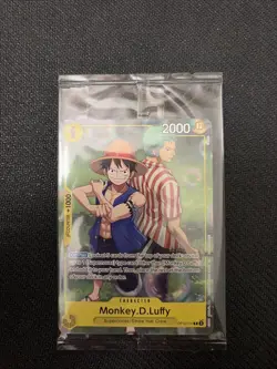 One Piece CCG Monkey.D.Luffy OP10-111 Rare Promo Card Factory Sealed NM - Image 1