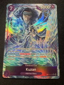 One Piece The Time Of Battle KUZAN RARE (ALT ART) OP16-063 English CCG - Image 1