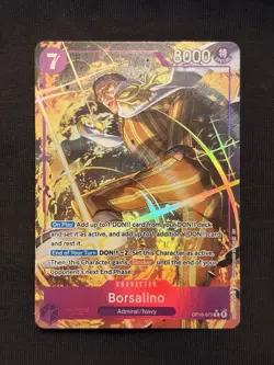 Bandai One Piece CCG Borsalino OP16-073 Special Foil Alt Art - Image 1