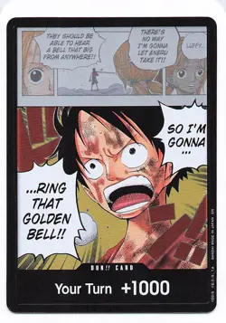 DON!! Card (Luffy) Adventure on Kami's Island DON!! - One Piece - NM - Image 1