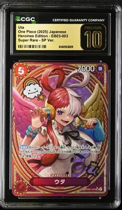 One Piece Heroines Edition Uta SP Japanese EB03 003 CGC 10 Pristine - Image 1