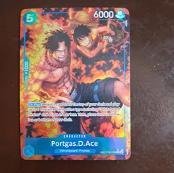 One Piece OP08-052 Portgas.D. Ace Treasure Rare TR OP10 Alt Art - Image 1