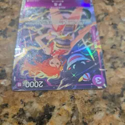 Nami OP09-070 UC Alt Art Foil Best Selection Vol.4 One Piece TCG Japanese - Image 3