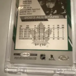 2023-24 O-Pee-Chee Mitch Marner 2023 /33 Maple Leafs *FIRST ON PRINT* - Image 3