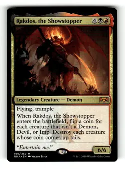 Rakdos, the Showstopper Ravnica Allegiance 199 Near Mint - Image 1
