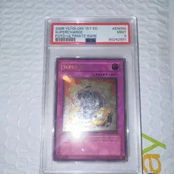 Yugioh Konami Supercharge Ultimate Rare Foil 1st Ed POTD-EN056 PSA 9 2006 - Image 1