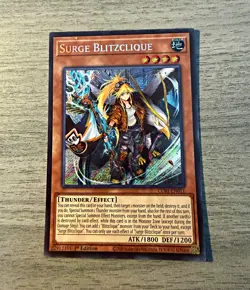 Konami Yu-Gi-Oh! Surge Blitzclique CORI-EN011 Secret Rare 1st Eng 2020 - Image 1