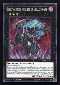 The Phantom Knights of Break Sword BLLR-EN071 LP Yu-Gi-Oh Card TCG - Image 1
