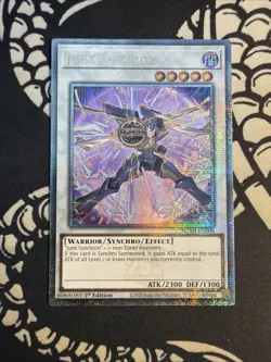 Yu-Gi-Oh! Junk Warrior Quarter Century Secret Rare MZMI-EN000 English - Image 1