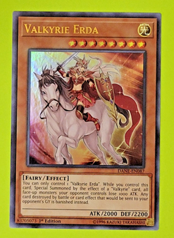 Yu-Gi-Oh Valkyrie Erda Ultra Rare 1st Edition DANE-EN087 Nm - Image 1